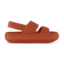 Load image into Gallery viewer, Cushionaire Women's Fuji sandal with adjustable strap and +Comfort, Orange 11
