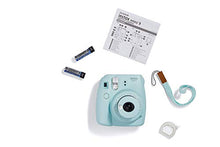Load image into Gallery viewer, Fujifilm Instax Mini 9 Instant Film Camera (Ice Blue) - Fujifilm Instax Mini Instant Film, Twin Pack - Fujifilm Instax Mini Rainbow Film - Case for Fuji Mini Camera – Fuji Instax Accessory Bundle
