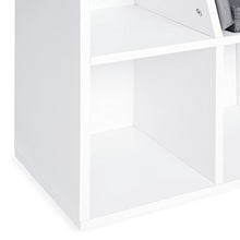 Load image into Gallery viewer, Best Choice Products Multi-Purpose 6-Cubby Kids Bedroom Storage Organizer Bookcases Shelf Furniture Decoration w/Cushioned Reading Nook, White
