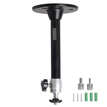 Load image into Gallery viewer, YiePhiot Mini Ceiling Wall Projector Mount Stand Compatible with QKK, DR.J, DBPOWER, Anker, VANKYO, AAXA, Jinhoo, PVO, TMY, AuKing and Most Other Mini Projector (175mm, Black)
