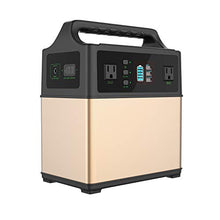 Load image into Gallery viewer, MAXOAK Portable Generator Power Station 400Wh Solar Generator 2AC Outlet 110V/300W Lithium Emergency Battery Backup Quiet Sine Power Storage for Outdoor CPAP Camping Hunting AC/Car/Sun Recharge
