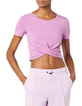 Load image into Gallery viewer, Core 10 Women's Soft Pima Cotton Standard-Fit Full-Coverage Sleeveless Yoga Tank, Purple Mauve, Medium
