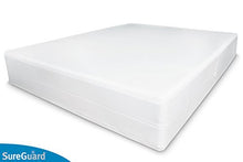 Load image into Gallery viewer, Queen Size SureGuard Box Spring Encasement - 100% Waterproof, Bed Bug Proof, Hypoallergenic - Premium Zippered Six-Sided Cover

