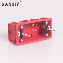 Load image into Gallery viewer, Electrical Box Repair/Cassette Repair Device, Lamp Wall Switch Socket 118Type Universal Outlet Box Repairer 10 Screws Tools Sturdy Switch and Socket+1 Wrench-Upgraded Nylon Insulation
