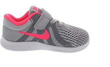 Load image into Gallery viewer, Nike Girl's Revolution 4 (TDV) Running Shoe, Wolf Grey/Racer Pink-Cool Grey-White, 10C Toddler US Toddler
