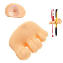 Load image into Gallery viewer, ☀ Dergo ☀Toothbrush holder ,Funny Cute Toe Foot Shaped Pen Pencil Toothbrush Holder Stand Mount Seat Rack
