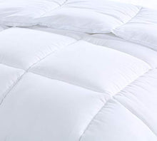 Load image into Gallery viewer, D &amp; G THE DUCK AND GOOSE CO All-Season Quilted Comforter Queen Size, Light Weight Duvet Insert from 233T Peach Skin Fabric &amp;350gsm Down Alternative Fiber, Hotel Quality &amp; Machine Washable
