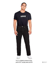 Load image into Gallery viewer, Levi's Men's Big and Tall 550 Relaxed Fit Jean, Black, 44W x 34L
