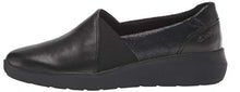 Load image into Gallery viewer, Clarks Women's Kayleigh Step Loafer, Black Interest Suede Combi, 7.5
