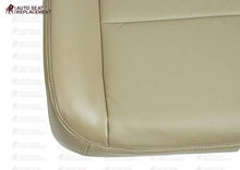 Load image into Gallery viewer, Auto Seat Replacement 2003 2004 2005 2006 2007 Ford F250 F350 Lariat Crew Cab Leather Seat Cover Replacement, F250 Leather Seat Cover, (Driver and Passenger (2 Bottom &amp; 2 Top), Medium Parchment (Tan))
