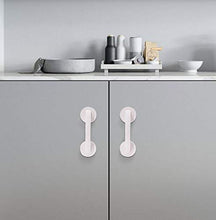 Load image into Gallery viewer, Large Glass Door and Window Handles, Bathroom Sliding Doors, cupboards, wardrobes, Suction Cups, Non-Marking Handles, Non-Perforated Absorption Handles (White)
