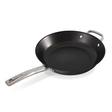 Load image into Gallery viewer, Delish by Dash: 12" Lightweight Cast Iron Pan for Pancakes, sauces, vegetables, pasta, and more - Black

