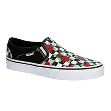 Load image into Gallery viewer, Vans Unisex Asher Slip On Sneaker - Multi Checkeredboard - Black 9.5
