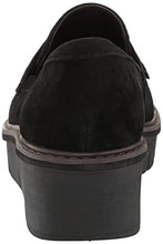 Load image into Gallery viewer, Clarks Women's Airabell Slip Loafer, Black Suede, 9
