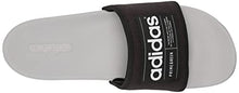 Load image into Gallery viewer, adidas Unisex Adilette Comfort Slide Sandal, Core Black/White/Grey, 5 US Men
