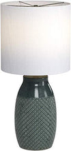 Load image into Gallery viewer, Amazon Brand – Stone &amp; Beam Table Lamp, 18"H, Antique Blue
