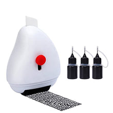 Load image into Gallery viewer, Belioncry Identity Theft Protection Roller Stamp 2.0 Generation with Ceramic Box Opener ID Police Block Address and Protect Your Privacy Information Self-Inking Roller Stamp
