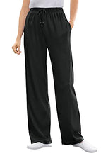 Load image into Gallery viewer, Woman Within Women's Plus Size Tall Sport Knit Straight Leg Pant - 6X, Emerald Green
