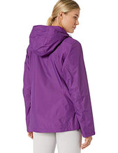 Load image into Gallery viewer, Columbia Women's Pouration Waterproof Rain Jacket, Wild Iris, Large
