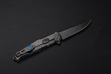 Load image into Gallery viewer, Ruike Tactical Pocket Knife with Clip Survival Folding Knife Tactical EDC Tool Frame Lock 14C28N Steel Camping Hunting Knives Small Utility Mini Military Army Police Knife Men Women Blet P108-SB
