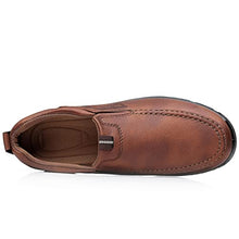 Load image into Gallery viewer, COSIDRAM Mens Loafers Slip on Shoes Casual Comfort Soft Moccasin Daily Flats Driving Walking Shoes Light Brown 10.5
