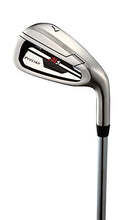 Load image into Gallery viewer, Top Line Men's Right Handed M5 Golf Club Set , Set Includes Driver, Wood, Hybrid, 5, 6, 7, 8, 9, PW Stainless Steel Irons with True Temper Steel Shaft, Putter, Deluxe Stand Bag &amp; 3 Headcovers
