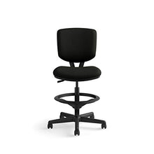 Load image into Gallery viewer, HON Volt Task Stool - Leather Office Stool for Standing Desk, Black (H5705)
