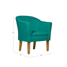 Load image into Gallery viewer, HomePop Chunky Textured Accent Chair, Teal

