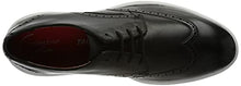 Load image into Gallery viewer, Clarks Men's Dennet Wing Oxford, Black Leather, 8
