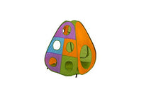 Load image into Gallery viewer, Playz 5-Piece Kids Pop up Play Tent Crawl Tunnel and Ball Pit with Basketball Hoop Playhouse for Boys, Girls, Babies, and Toddlers (Purple, Orange, Yellow, Red, Blue)
