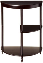 Load image into Gallery viewer, Frenchi Furniture Cherry 3-Tier Crescent ,Half Moon ,Hall / Console Table/End Table
