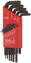 Load image into Gallery viewer, EKLIND 10111 Hex-L Key allen wrench - 11pc set SAE Inch Sizes .050-1/4 Short series
