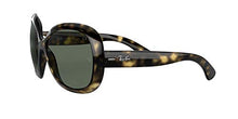 Load image into Gallery viewer, Ray-Ban Women's RB4098 Jackie Ohh II Butterfly Sunglasses, Light Havana/Dark Green, 60 mm
