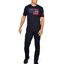 Load image into Gallery viewer, Under Armour Men's Freedom USA Pth T-Shirt , Black (001)/Red , Large

