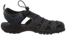 Load image into Gallery viewer, Dockers by Gerli Men's Slingback Sling Back Sandals, Blue Navy 660, 8.5
