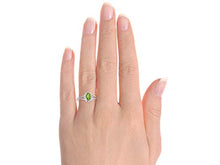Load image into Gallery viewer, RYLOS Simply Elegant Beautiful Peridot &amp; Diamond Ring - August Birthstone
