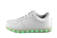 Load image into Gallery viewer, ATS Unisex LED Shoes Breathable Sneakers Light up Shoes,SM-5102,3 White
