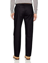 Load image into Gallery viewer, Lee Men's Total Freedom Stretch Relaxed Fit Flat Front Pant, Black, 34W x 30L
