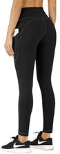 Load image into Gallery viewer, IUGA Yoga Pants for Women with Pockets Leggings for Women High Waisted Workout Leggings for Women Black
