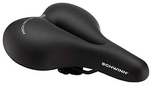 Load image into Gallery viewer, Schwinn Bike Seat Commute Plus Pathway Memory Foam Saddle
