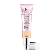 Load image into Gallery viewer, it COSMETICS Your Skin But Better Cc+ Cream Illumination, Light Medium (C) - Full-Coverage Foundation, Hydrating Serum &amp; Spf 50+ Sunscreen - Radiant Finish - 1.08 Fl Oz Light Medium (Cool Undertone)
