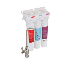 Load image into Gallery viewer, Watts Premier WP531130 Pure UF-3 Three-Stage Water Filtration System with Top Mount Twist Faucet, Brushed Nickel
