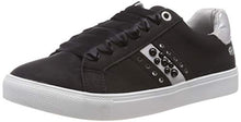 Load image into Gallery viewer, Dockers by Gerli Women's 44ma202-680155 Low-Top Sneakers, Black (Schwarz/Silber 155) 3 UK
