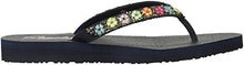 Load image into Gallery viewer, Skechers Cali Women's Meditation-Daisy Delight Flip-Flop,Navy,10 M US
