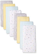 Load image into Gallery viewer, Unknown unisex baby 8-pack 8 Pack Flannel Burp Cloth, Animals Green, One Size US
