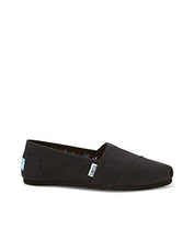 Load image into Gallery viewer, TOMS Women's Classic Alpargata Slip-On Shoe Black On Black Canvas 8.5 M
