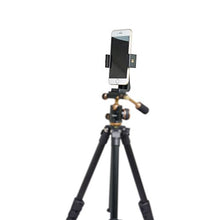 Load image into Gallery viewer, Bestshoot Phone Tripod Mount Adapter &amp; Smartphone Remote Controller, Smartphone Holder Clip Compatible with iPhone Samsung and All Cell Phones, Rotates Vertical Horizontal Adjustable Clamp
