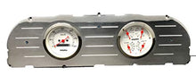 Load image into Gallery viewer, Dolphin Gauges 1960 1961 1962 1963 Chevy Truck 2 Gauge Dash Cluster Panel 3 3/8 Quad Style Metric Mechanical White
