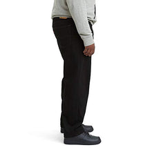 Load image into Gallery viewer, Levi's Men's Big and Tall 550 Relaxed Fit Jean, Black, 44W x 34L
