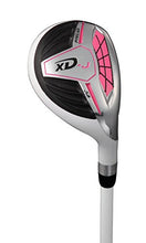 Load image into Gallery viewer, Remarkable Girls Right Handed Pink Junior Golf Club Set for Age 9 to 12 (Height 4'4" to 5') Set Includes: Driver (15"), Hybrid Wood (25, 7, 9 Iron, Putter, Bonus Stand Bag &amp; 2 Headcovers

